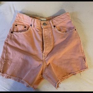 Zara Pink Denim Shorts